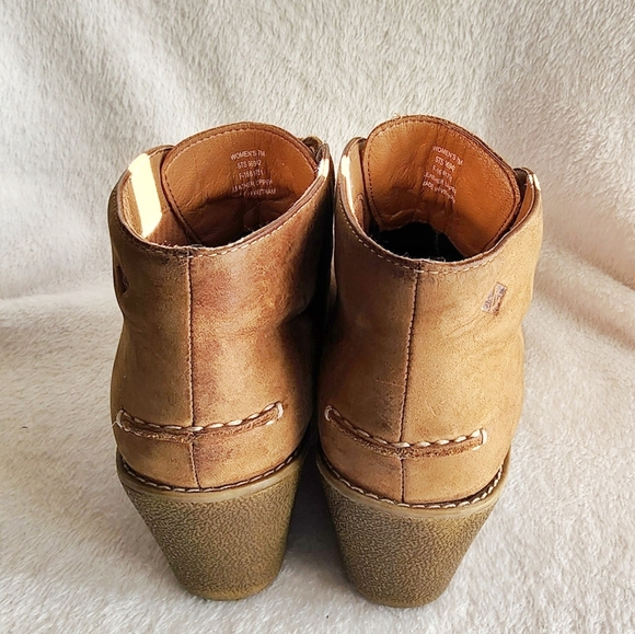 Leather Upper Sperry 7M Ankle Boots - Picture 5 of 9